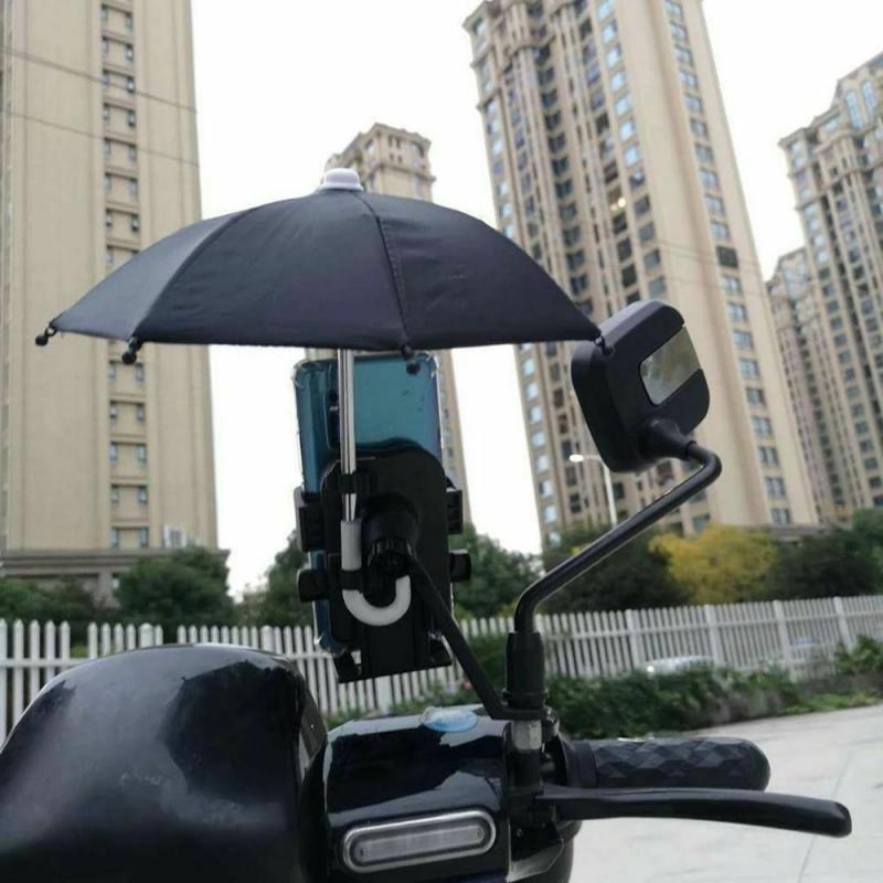 Support de téléphone portable pour vélo, Mini parapluie, imperméable, Protection solaire, accessoires de cyclisme