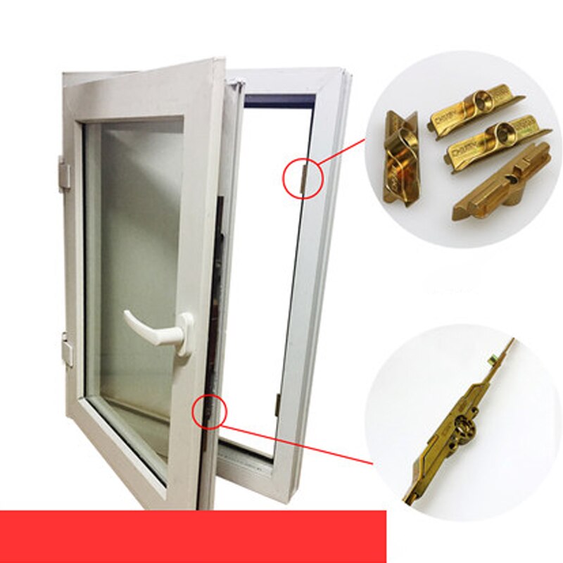 Holdbar zinklegering hvid espagnolette vindueshåndtag upvc casement vindueshåndtag udskiftning hardware dørhåndtag