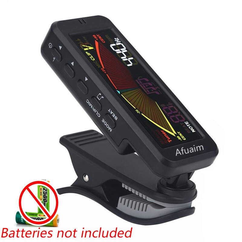 3in1 Guitar Tuner Large LCD Screen Metronome Generator For Chromatic Guitar Bass Violin Ukulele/Electric GuitarTuner Pedal Clip: Default Title