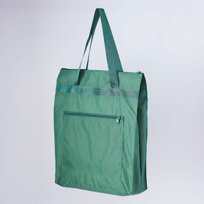 Shopping Bag Foldable Recycle Bag Portable Carrier Bag Eco Friendly Large Capacity Supermarket Shopper Waterproof Oxford Handbag: Green