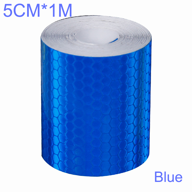 Cinta reflectante para coche de 3M/1M, pegatina de advertencia de seguridad para coche, cinta protectora reflectora, película de tira para camiones, pegatinas para motocicletas y automóviles: YELLOW