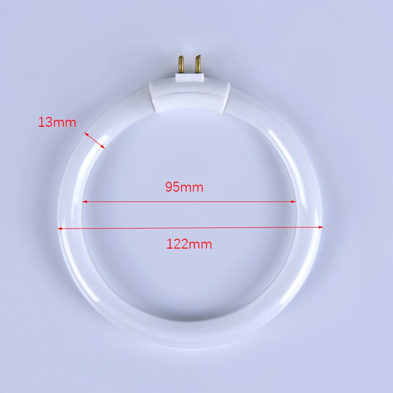 1PC 1W T4 Round Annular Tubes Anti-four-pin Lamps Bulb With 4 Pins Fluorescent Ring Lamp White Tube