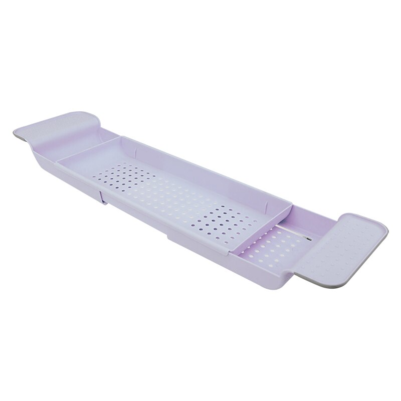 Drain Telescopic Bathtub Rack Plastic Bath Basin Rack Bathtub Tray, Kitchen Sink, Bath And Storage Rack And Toilet Rack: Pink