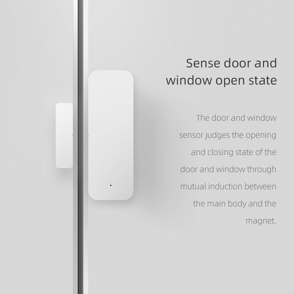 Doornanny Alexa Google Home Tuya Smart Door Sensor WiFi Alarm Door Opening Detectors Smart Life APP Remote Alarm