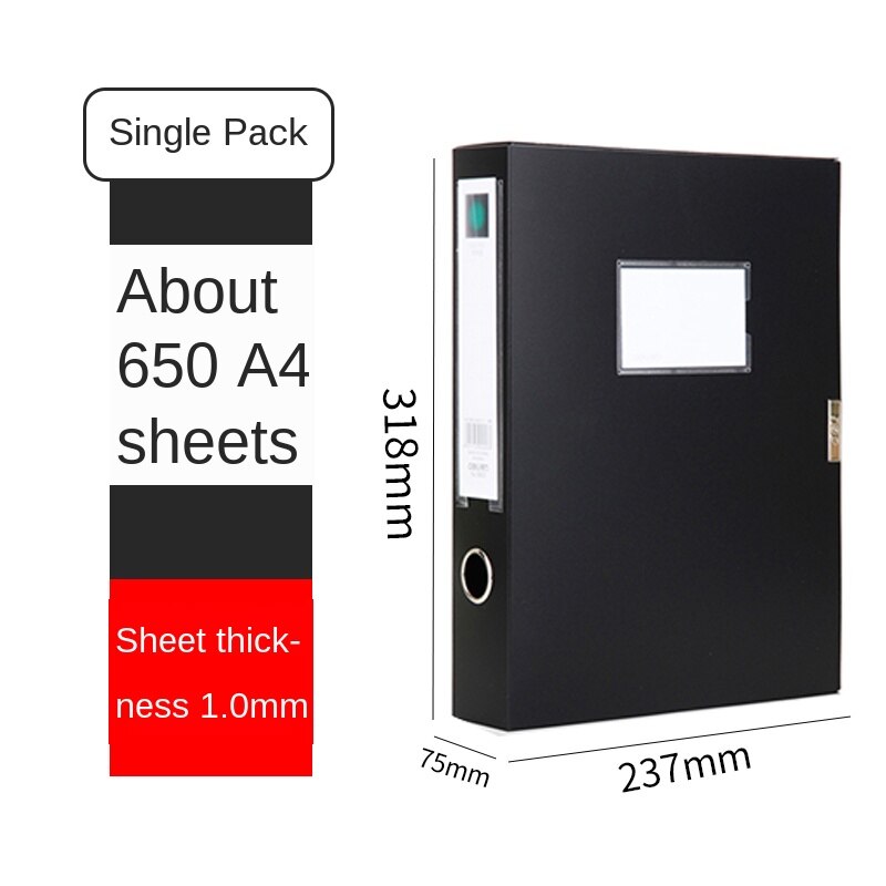 File Box A4 Tfile Box Glued Data Box Folder Storage Box File Set Multiple Specifications: Style10