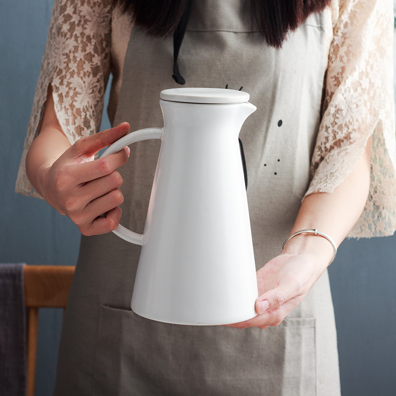 1100ML Water Jug Office Lemonade Pitcher Cold Water Jar Tea Pot Heatproof Beverage Drink Dispenser Drinkware Tea Kettle