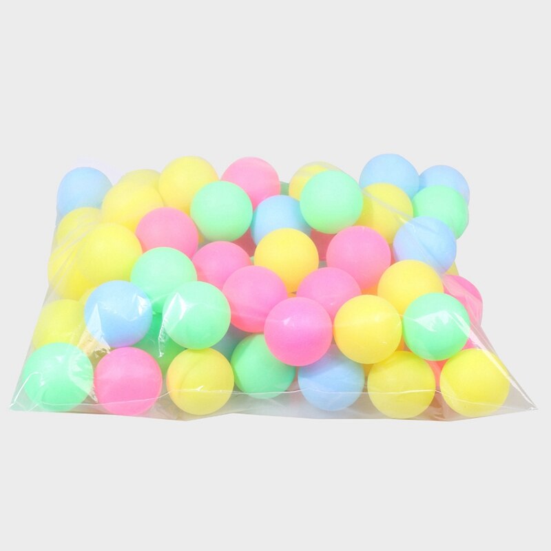 Balles de Ping-Pong de supérieure assorties sans mots balle de Tennis de Table en plastique en vrac coloré en plastique sans soudure balle de Ping-Pong
