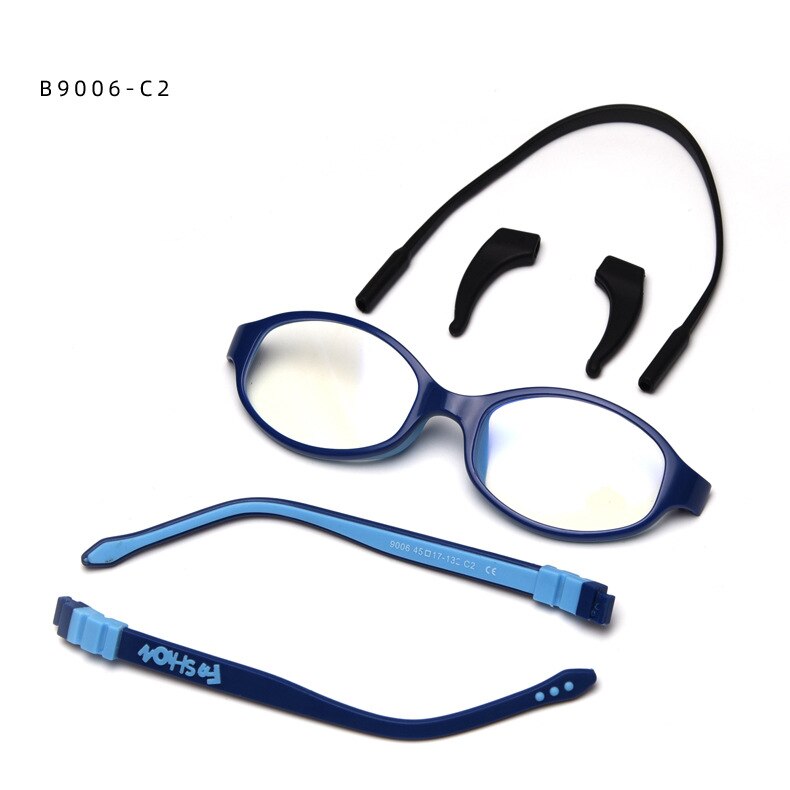 Persona con experiencia Popa Con rapidez Flexible niños Oval marco de gafas TR90 gafas Anti-Luz Azul niños niñas  óptico montura gafas infantiles gafas – Grandado
