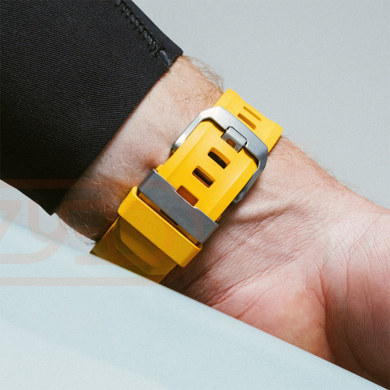 Silikonrem sportsarmbånd til iwatch ultra 2 apple watch 10/9/8/1/2/3/4/5/6/7 46mm 49mm 45mm til watch 41 44 40 38 42mm