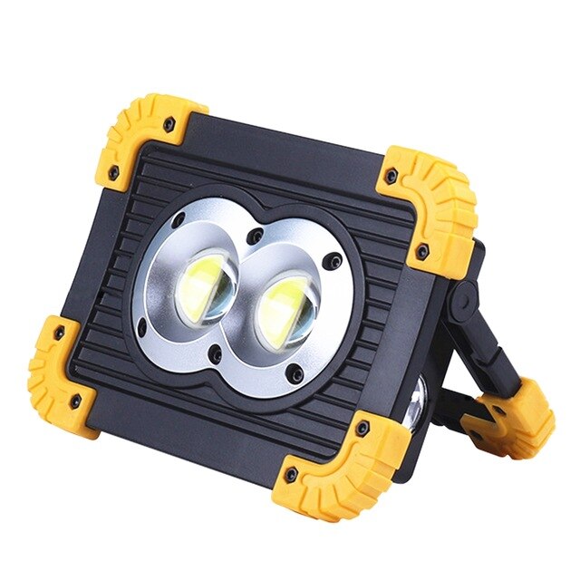 Willpower 4 Inch Accu-Werklamp voor Milwaukee M18 18V, 48W 4800LM Draadloze LED-Bouwlamp Draagbare LED-schijnwerper, met USB en Type-C, voor Camping Garage Bouwplaats Autoreparatie (Geen Batterij