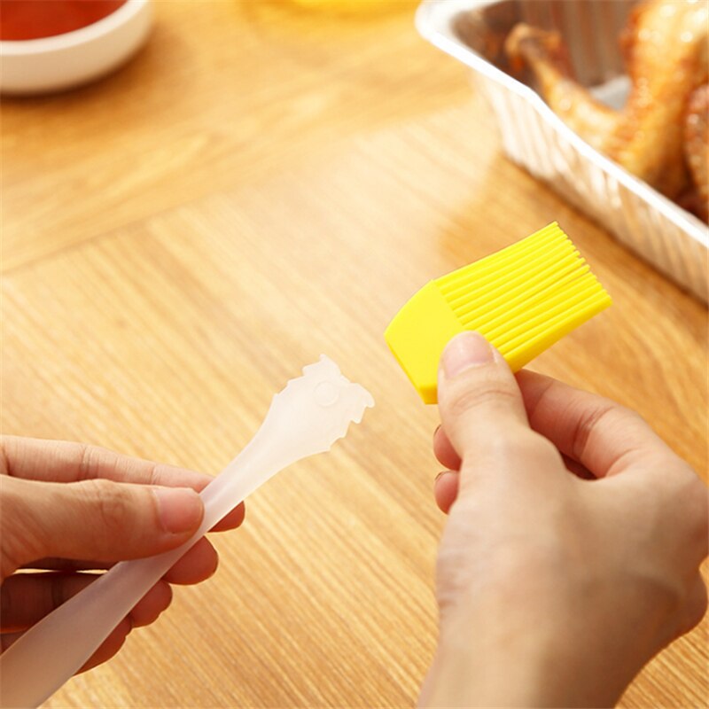 High Temperature BBQ Oil Brush Basting Barbecue Pastry Turkey Bastet Brush Cooking Kitchen Utensil Silicone Brush