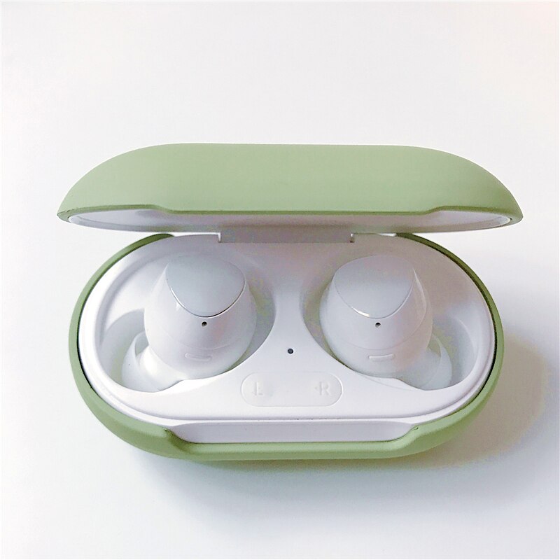 Harte PC Schutzhülle Für Samsung Galaxy Knospen + Bluetooth Kopfhörer Fall Für Galaxy Knospen Plus Headset Lade Box Zubehör: Light green