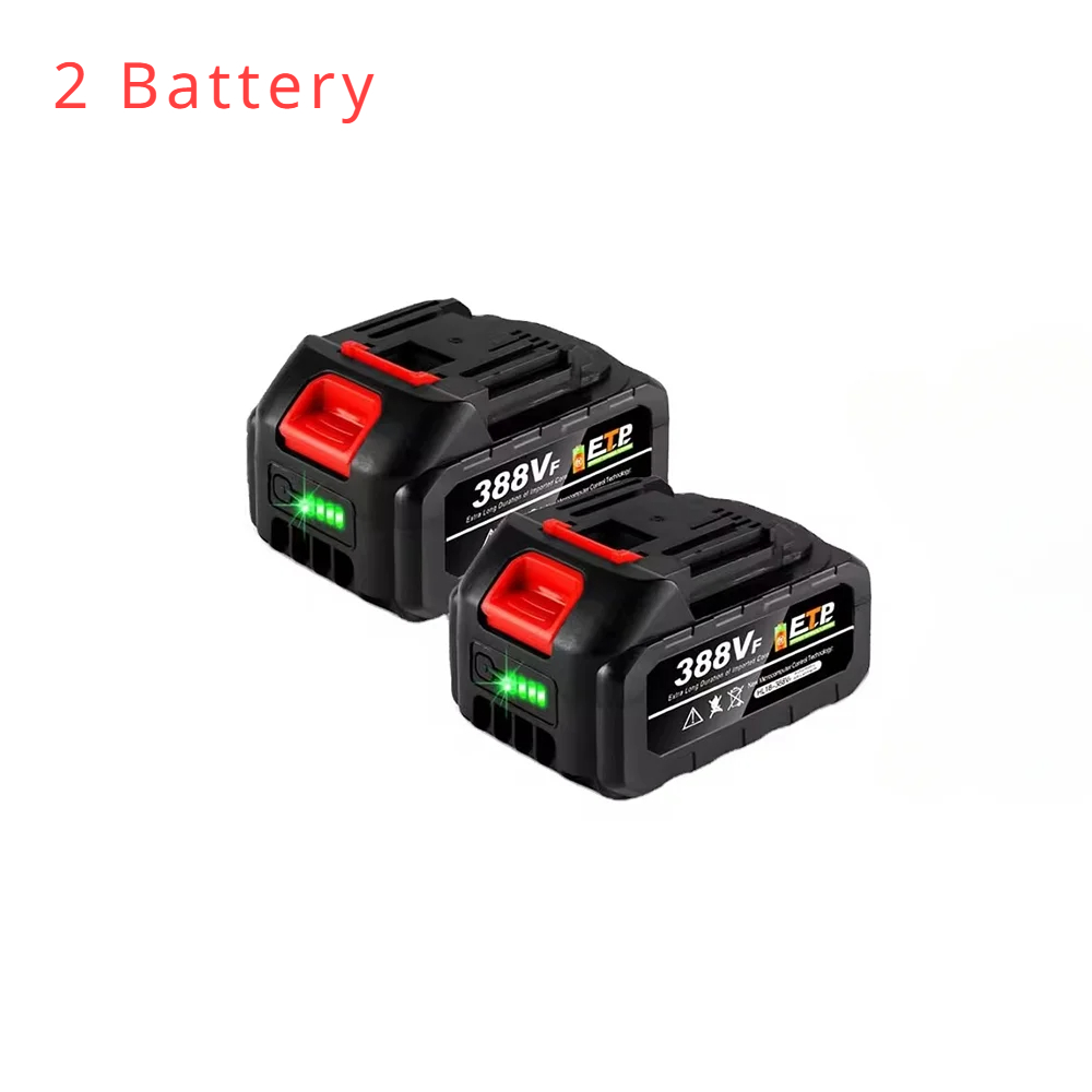 15000mAh 388VF Batteria ricaricabile agli ioni di litio 18V per chiave elettrica senza spazzole Trapano smerigliatrice angolare Sega elettrica utensile elettrico