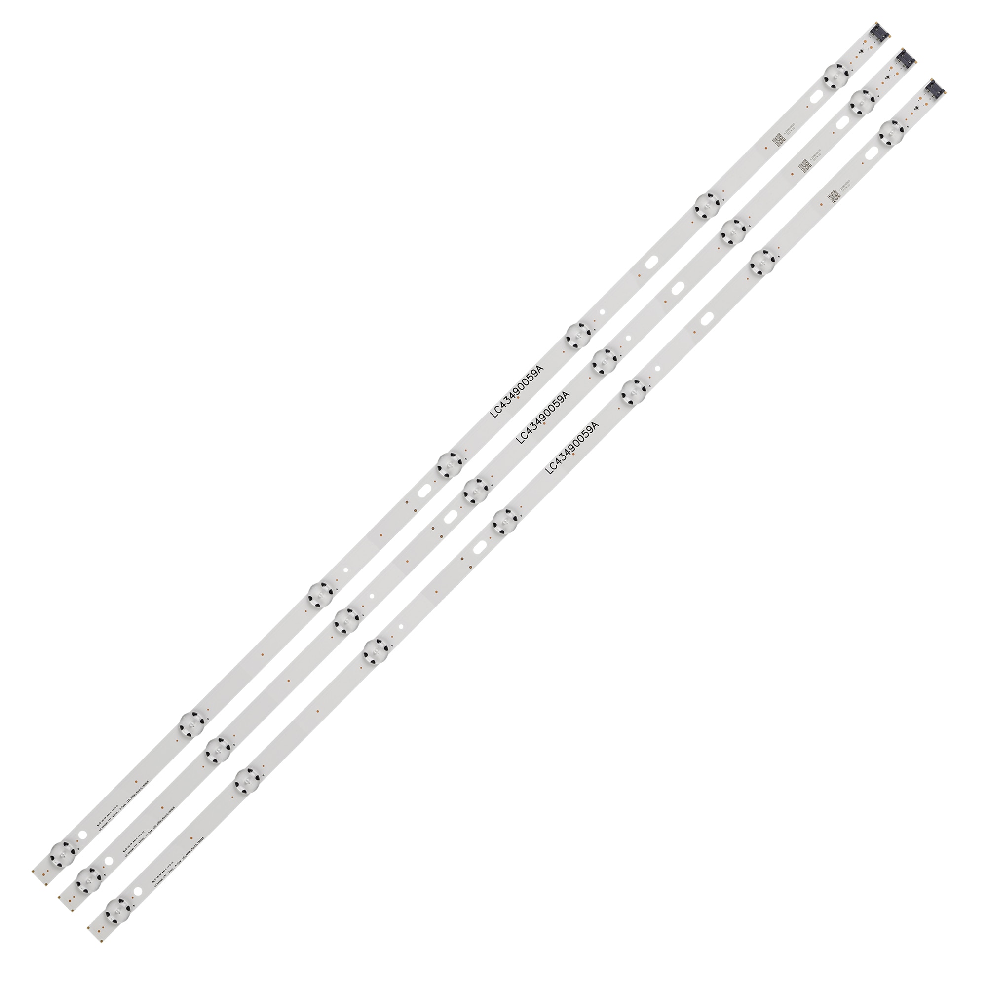 3 Pcs 7LED 83 Cm Led Backlight Strip Voor Lg 43UK6300PLB 43UJ634V 43LJ61_FHD_L LC43490059A LC43490058A Innotek 17Y 43inch_A-Ty