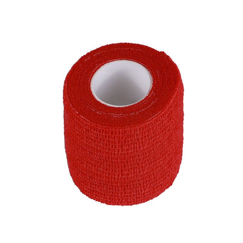 Sport Zelfklevend Tape Hansaplast Adhesive Wrap Samenhangend Bandages Ehbo Tape Huisdier Tape 5Cm * 4.5M: Red