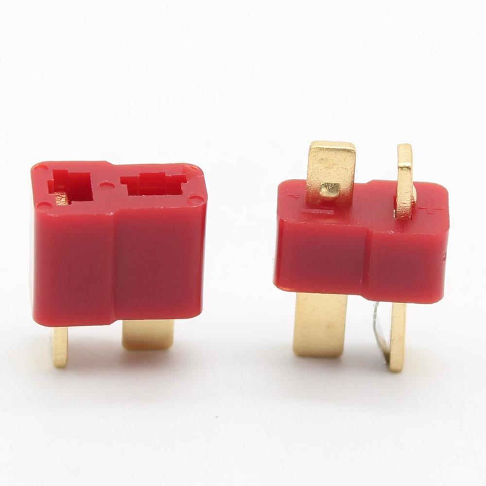 10 par t plugg deans terminal koblingssett for rc lipo batteri helikopter hann/hun terminaler koblinger adapter
