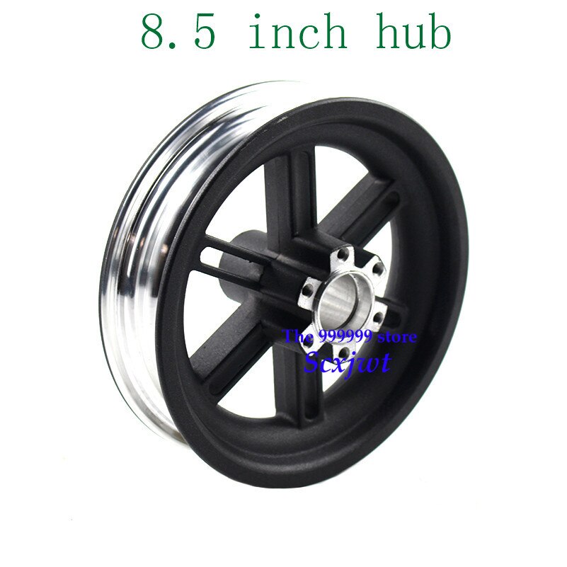 8.5 tommer nav sort aluminiumslegering letvægts holdbar let at installere reservedele fælge til el-scooter