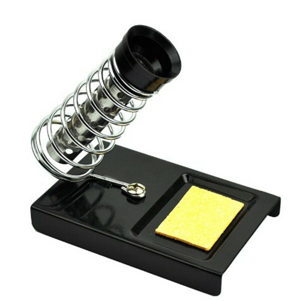 Multi-Purpose Soldering Iron Stand Holder Metal Support Station With Solder Sponge Soldering Electrical Tool