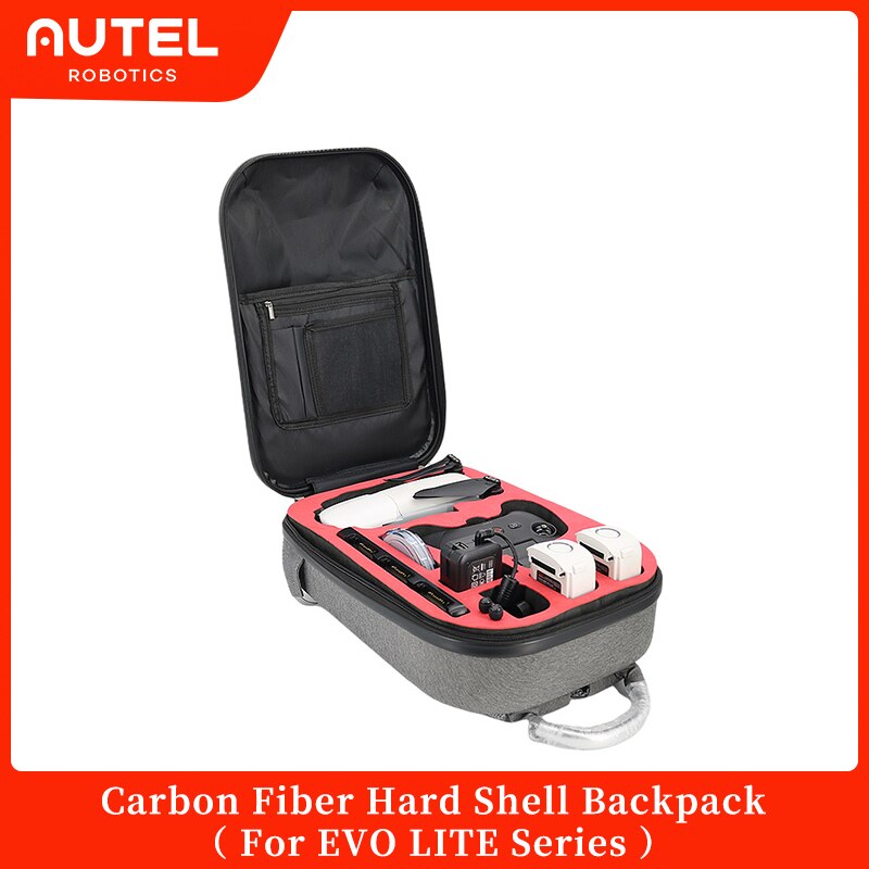 Autel Robotics Evo Lite Serie Carbon Fiber Hard Shell Rugzak Waterdichte Drukval Hoge Capaciteit Zwarte Tas Case Voor lite