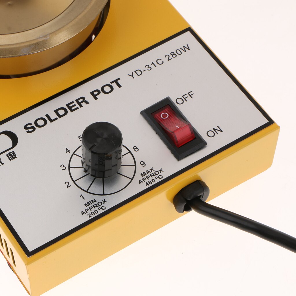 Pot de soudure d'acier inoxydable de YD-31C soudant le bain de dessoudage pour souder/souder 220V 100-580 ℃