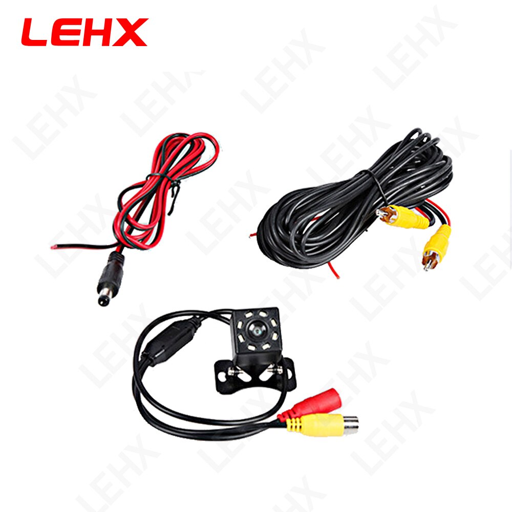 Car Rear View Camera Universal Backup Parking Camera 8 LED Night Vision Waterproof HD Color Image For Car Android Radio MP5