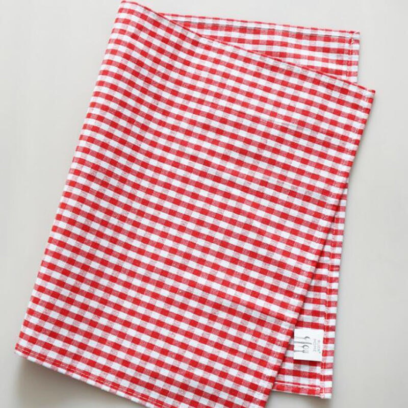 2pc klassieke gestreepte tafelservetten, keukenhanddoeken, theedoeken, geverfde garens, geweven, 100%  katoenen 40 x 60cm 15.7 " x23.6 ": Ontwerp 1