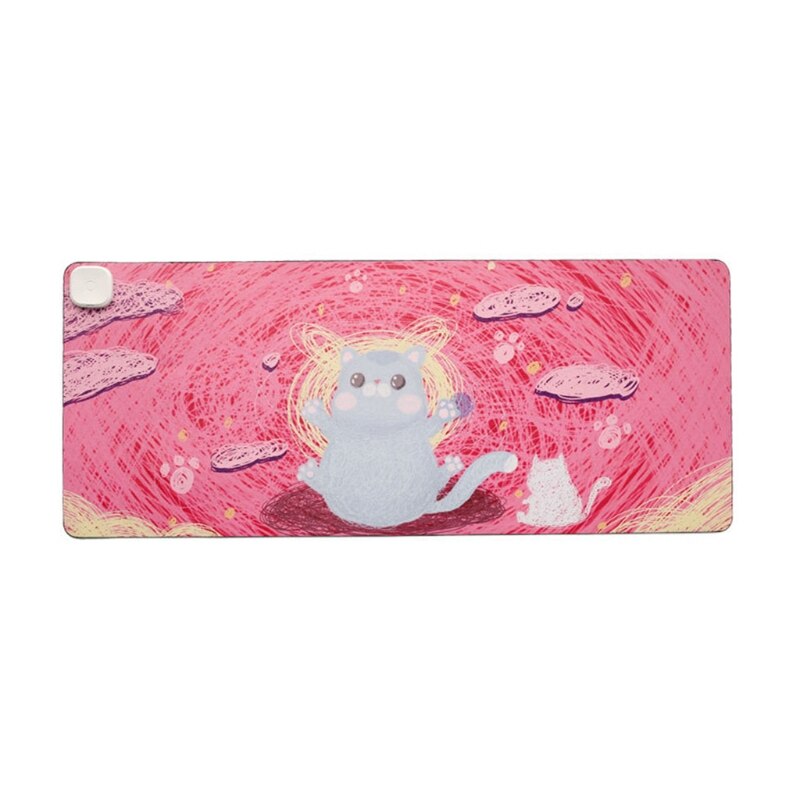 Warm Desk Pad, 3 Speeds Touch Control Warm Big Mouse Pad, Extended Edition Gaming Mouse Mat, Foot Warmer Pad: 8YY1201980-F