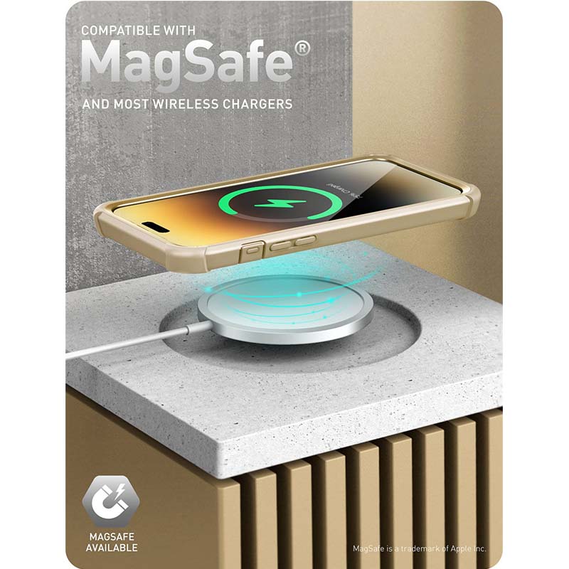 (für iphone 14 Profi max hülle, 6.7 zoll) i-blason aresmag robuste, transparente ganzkörper-Stoßstange-hülle mit integriertem displayschutz