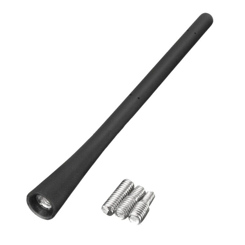 Starke Radio-Dachhalterung FM AM DAB Schwarz 3 cm/5 cm/6,5 cm/9 cm Auto Universal mit Schrauben Autoantenne Mini Short Fahrzeugzubehör
