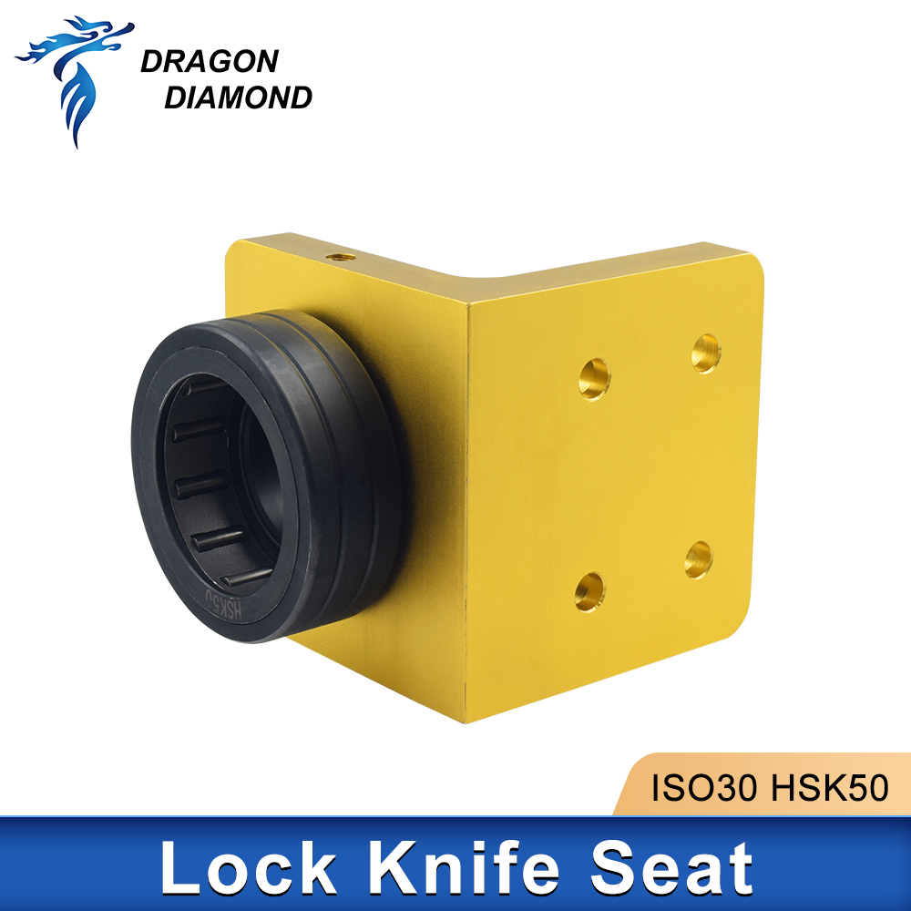 ISO30 Tool Holder Tighten Fixture HSK50 Aluminum Alloy CNC Machine Inner Bearing Durable ATC Spindle Tool Holder Bracket: black