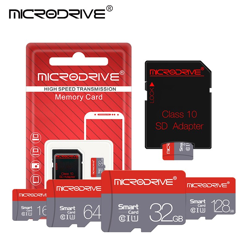 Class 10 Micro Sd Card High Speed Geheugenkaart 128Gb 64Gb 32Gb 16Gb Mini Flash Disk Tf kaart Voor Rijden Recorder