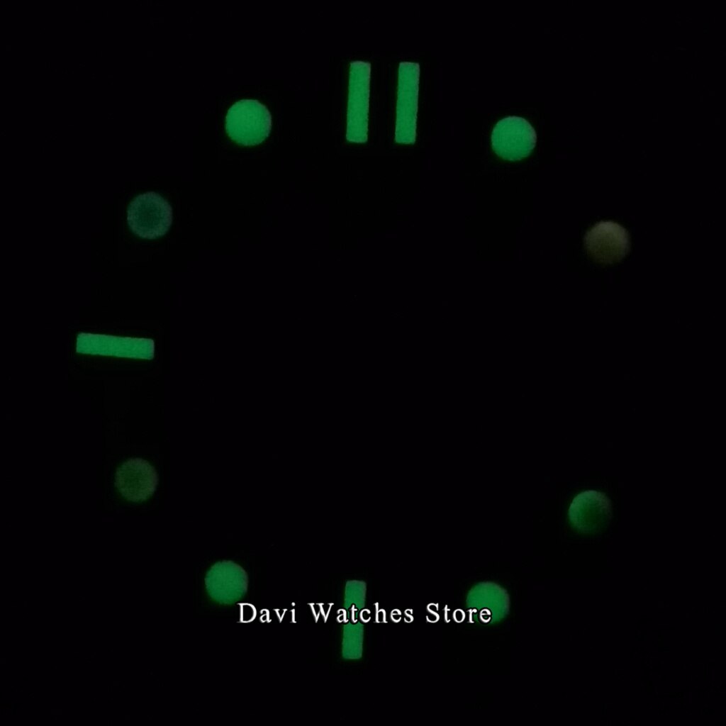 Groene Lichtgevende 31Mm Blue Wijzerplaat Fit NH35 NH36 Automatische Beweging Horloge Gezicht Onderdelen