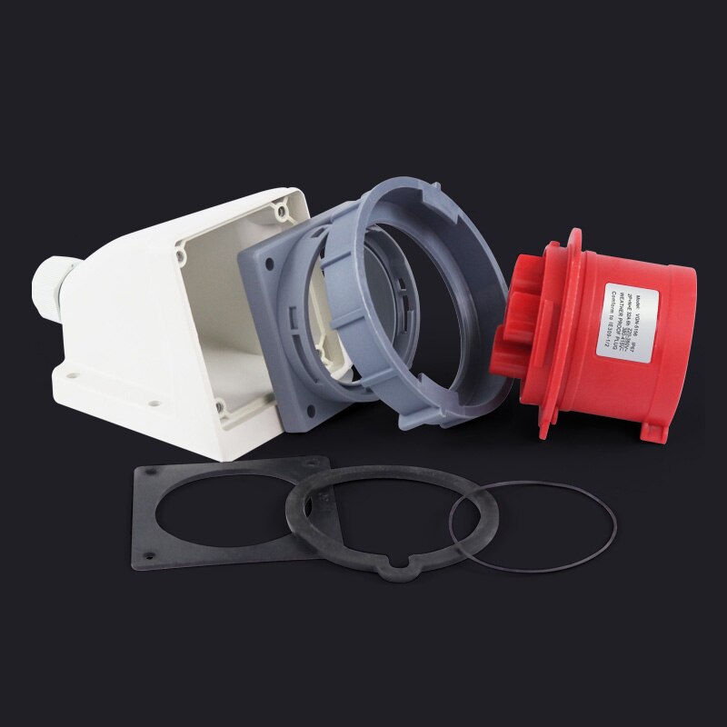 Waterproof Male Plug Concealed Device Plug 3P 4P 5P 16A 32A 63A 125A Ground Socket Plug