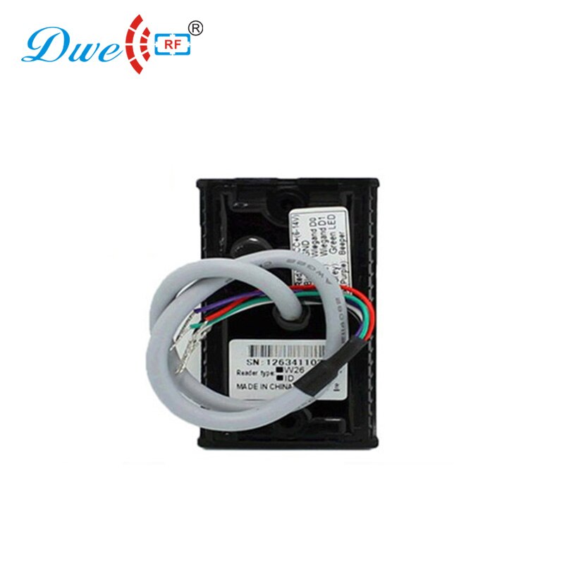 Wiegand 26 bit control card readers EM-ID 125khz IP65 waterproof mini proximity door access rfid reader