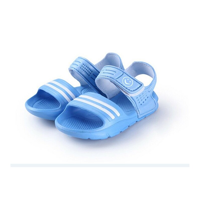 PUDOCOC 1 par Casual niños sandalias bebé niño cerrado dedos del pie verano playa Sandalias Zapatos planos bebé PVC