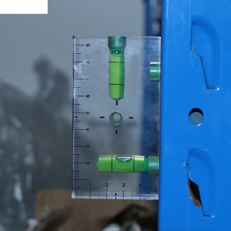 High Precision Transparent Two Direction Magnetic Level Bubble Mini Spirit Level