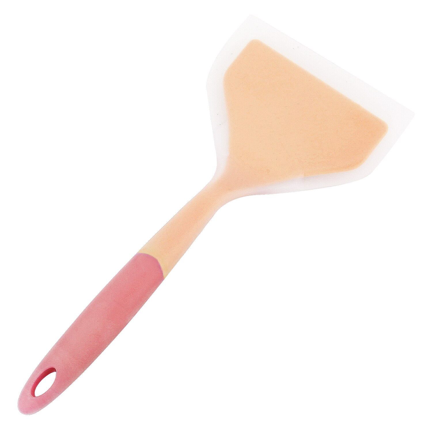 Pro Home Cooking Utensils Silicone Spatulas Beef Meat Egg Kitchen Scraper Wide Pizza Shovel Non-stick Turners Food Lifters Tool: A - Orange