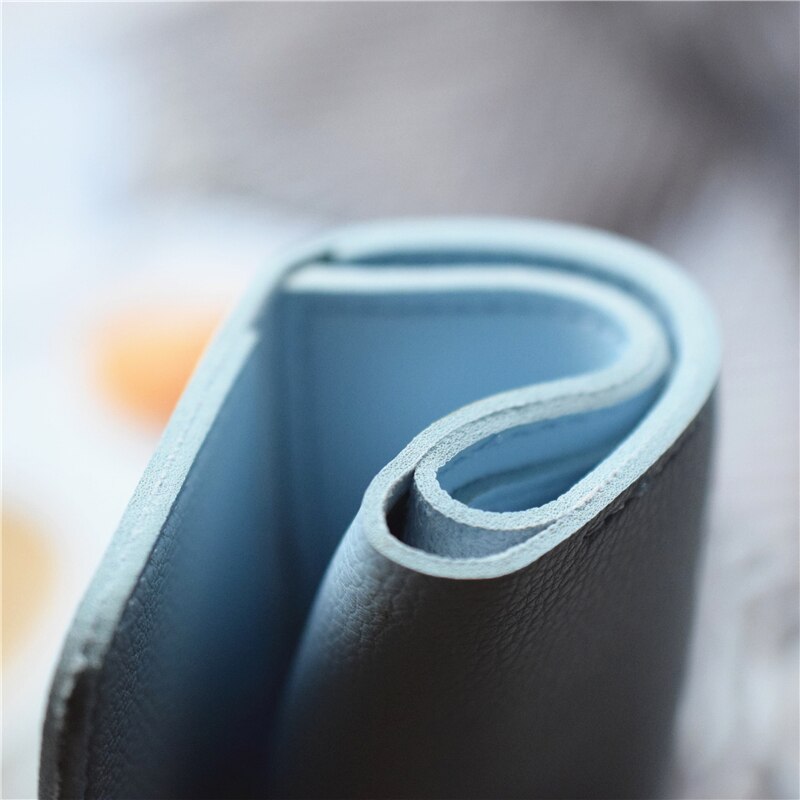 Dames portemonnee en tas van pu leer zwart/blauw/bruin/grijs/roze korte slanke dames portemonnee creditcardhouder portemonnee hoesje