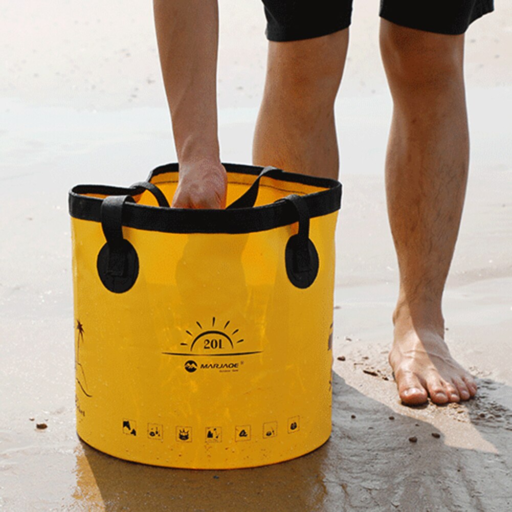 Outdoor Hiking Picnic Camping Water Tank Folding Water Container Outdoor Camping Travel Hiking Fishing Beach Carrier Bag