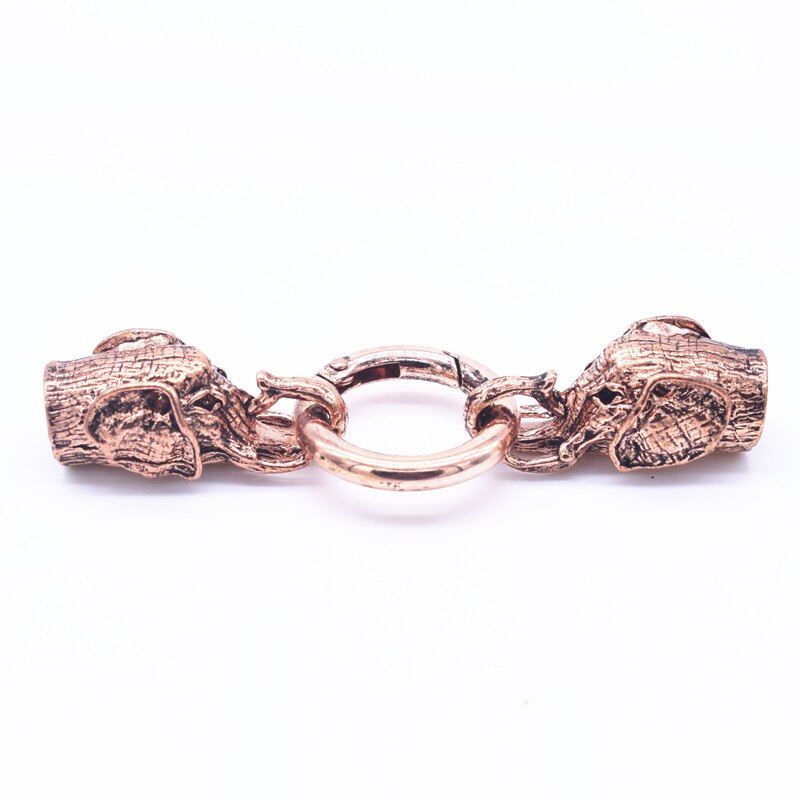 Antike Silber Farbe Rose Gold 1 Set Schlange Kopf Haken für Fermoir Armband Diy Schmuck, Der Innere Größe 10mm: P16