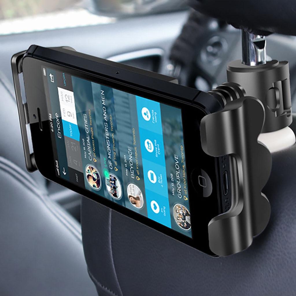 Soporte de coche para Tablet y asiento trasero de 360 grados para iPad Air Mini Pro, soporte de teléfono para el asiento trasero del coche, soporte para Samsug iPhone 11 Pro Max