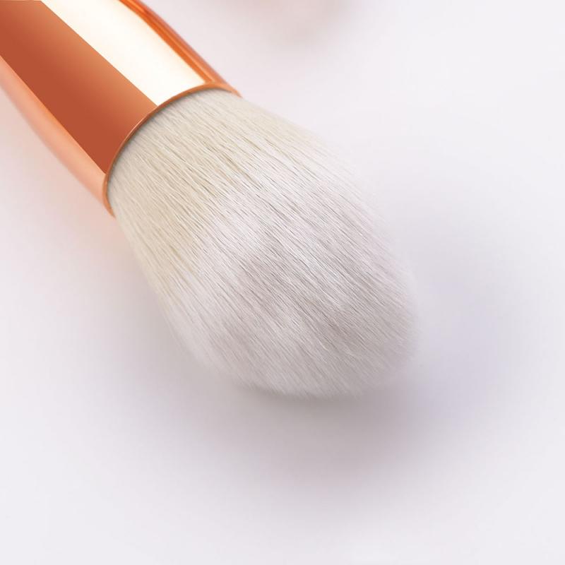 1/8pcs White Handle Makeup Brushes Set Foundation Blending Blush Face Shading Cosmetic Brush Contouring Make Up Kit