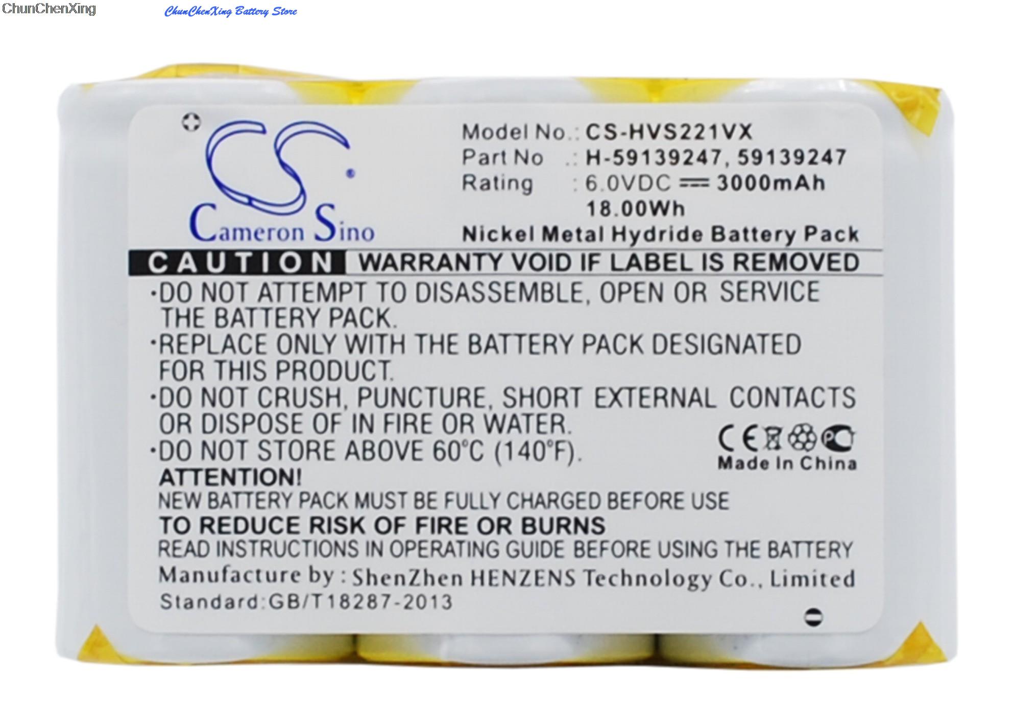 Cameron sino 3000 mah akku 59139247,  h -59139247 für hoover  s2211, s2211-100