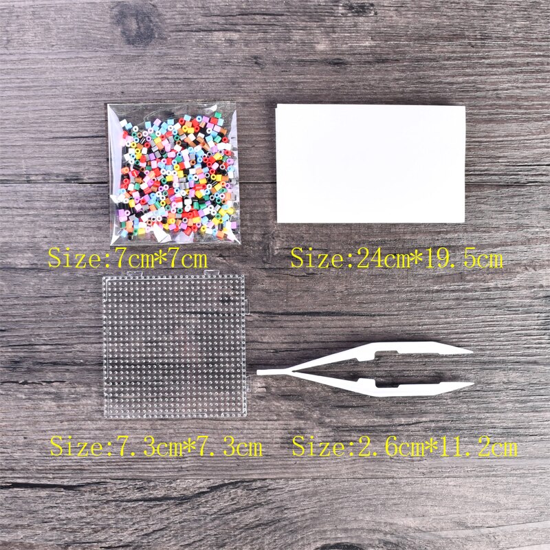 Mini 2.6mm Artkal/Hama/Perler Beads Starting Set DIY Creavity Common Material Small Size Pegboard Toys For Beginner