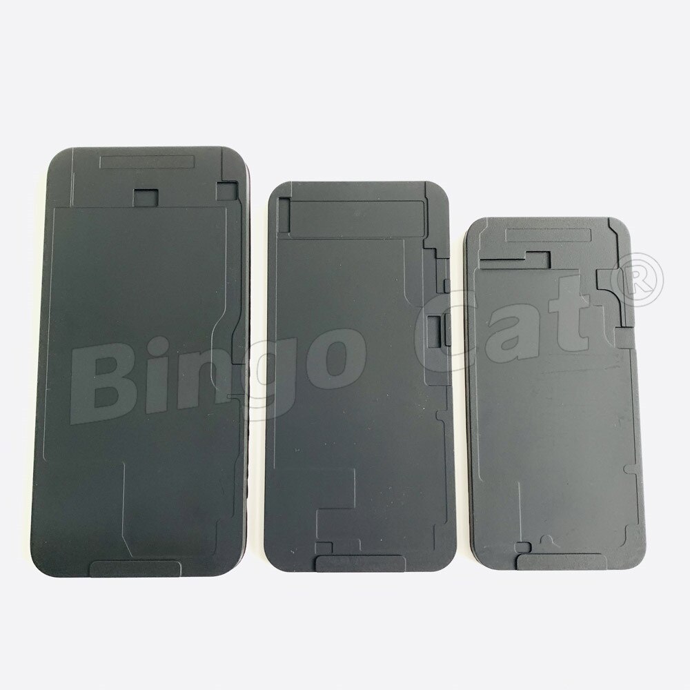 No Fold Flex Cable Black Rubber Pad OCA Laminating Mold Mat LCD Screen Refurbish Mould For iPhone 13 12 11 pro XS Repair Tools