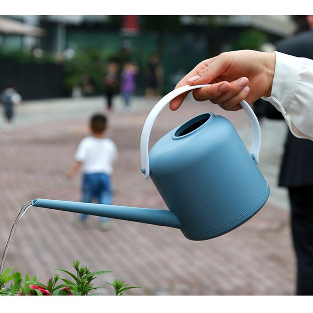 Jahrgang PP Bonsai Gießkanne Topf, 1800ml Gartenarbeit Lange Auslauf Gießkanne Kleinen Gießkanne Wasserkocher