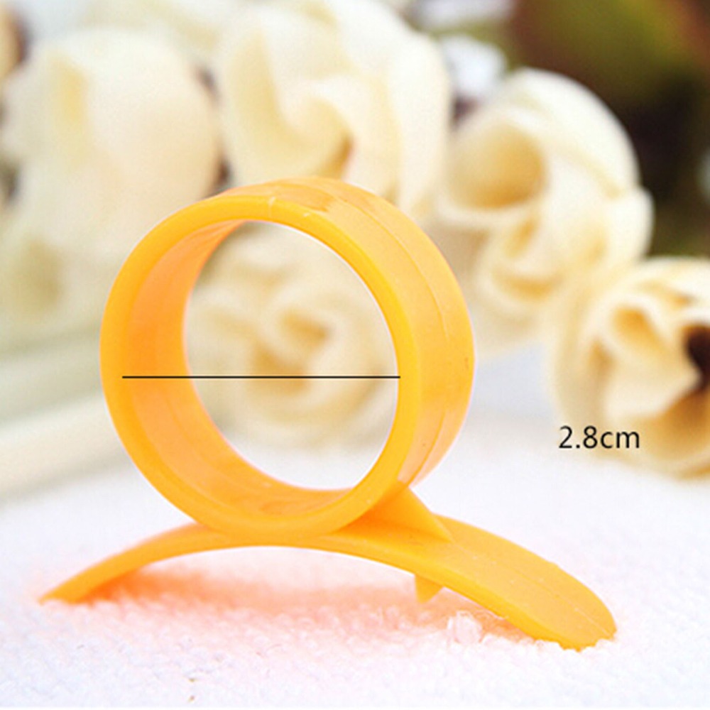 Fruit Tool Kitchen Gadgets Plastic Orange Peeling Tool With Ring Open Orange Peeler Finger