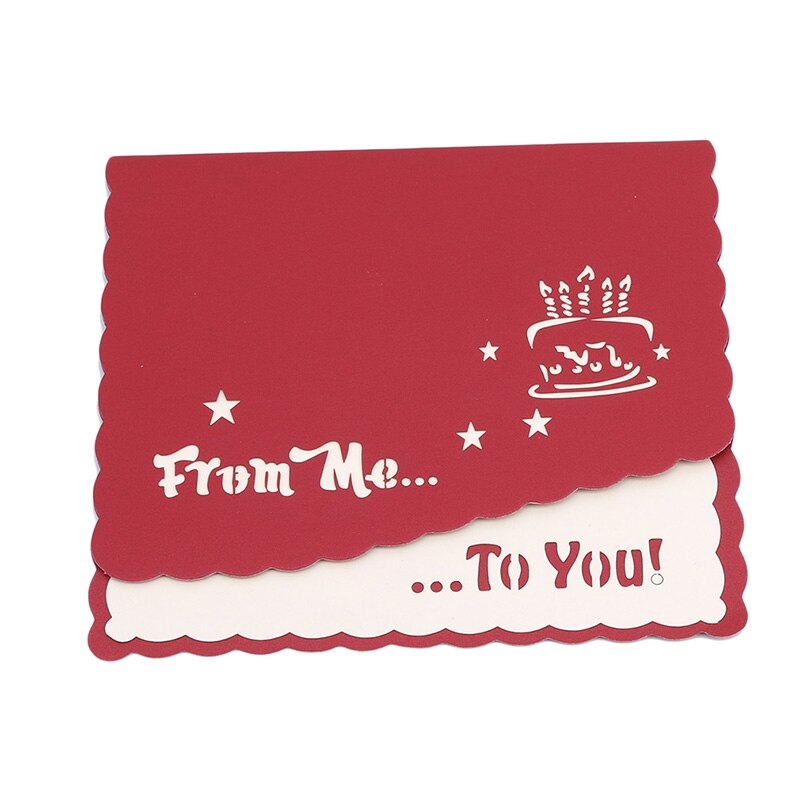 3D Cake Card Pop Up Cards Birthday Cards for Kids Girl Wife Husband Birthday Cake Greeting Postcards Card