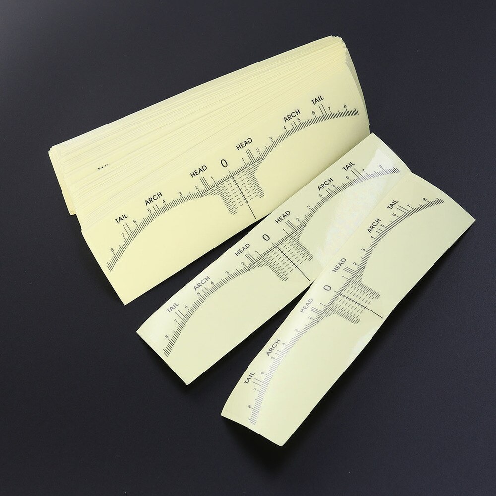 Sticker Ruler For Board 100 PCS Disposable Ruler Stickers Permanent Makeup... – Grandado