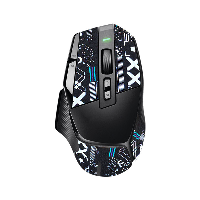 Mouse Grip Tape Skate Sticker for Logitech G502X G502X PULS Non Slip Skin Suck Sweat For G502X LIGHTSPEED Wireless Mouse: WHITE